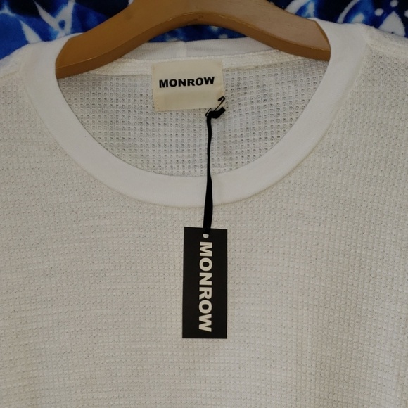 Monrow thermal Long sleeve crewneck XL - Picture 3 of 5